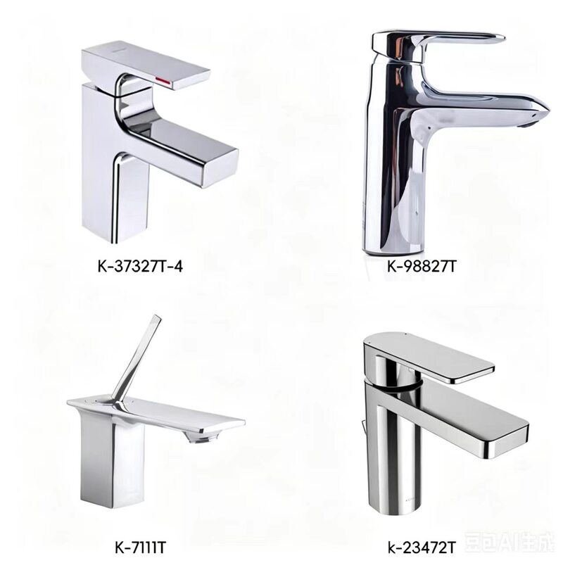 Kohler All-Copper K-37327T/K-23472T/K-7111T/K-98827T Bathroom Basin Hot and Cold Water Faucet