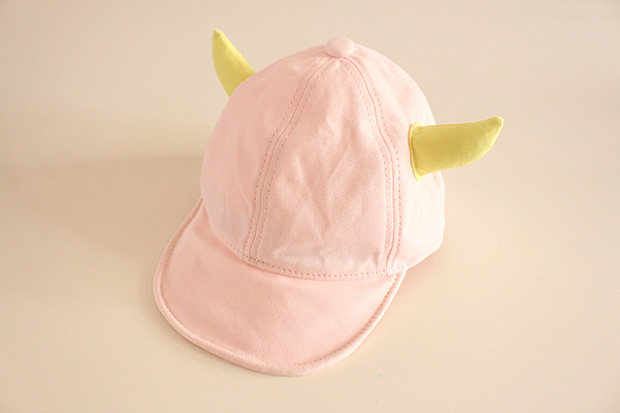 Small demon hat Han version spring summer pure cotton sun protection sunscreen baby newborn baby male and female baseball cap