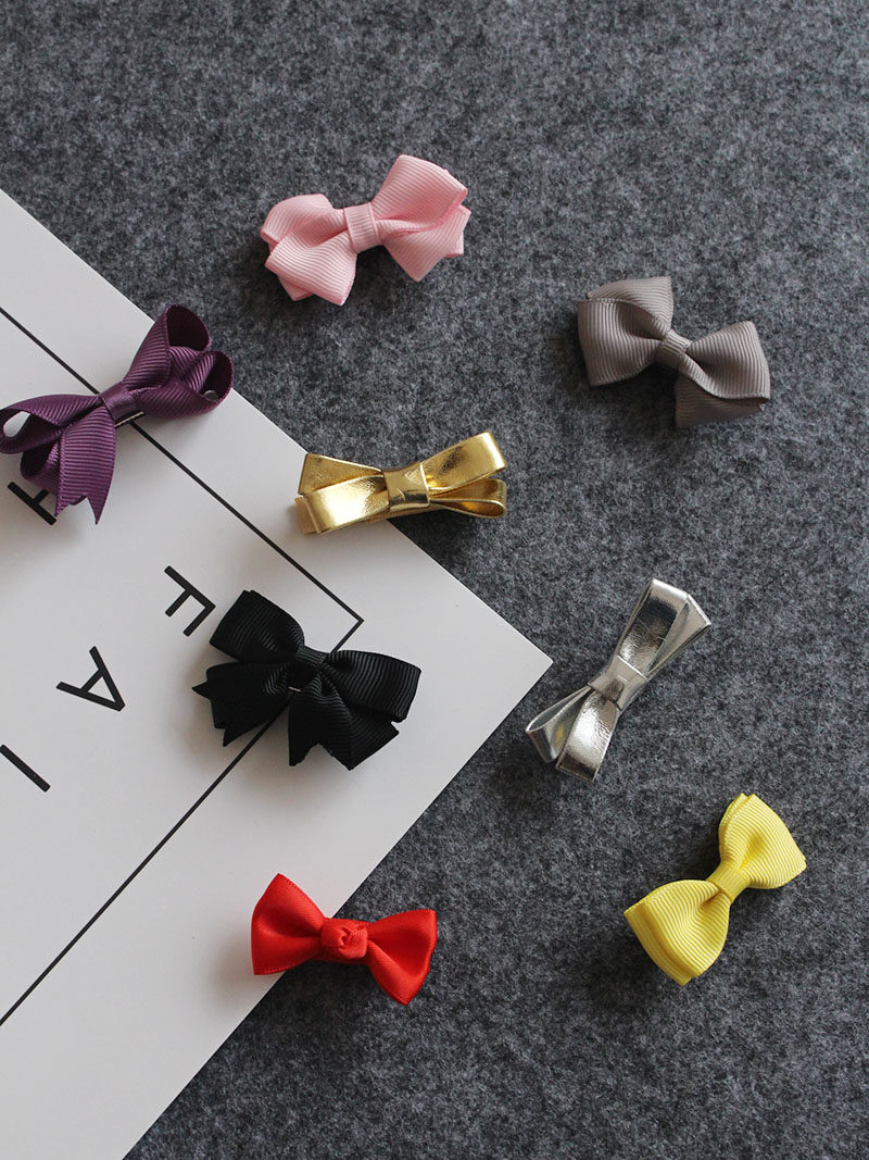 Baby girl baby butterfly knot hair clip safety clip 2017 Spring paragraph Han version children hair decoration headwear