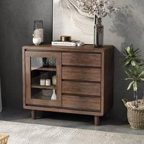 Nordic home tea cabinet wine Cabinet sideboard modern minimalist kitchen cupboard storage cabinet storage cabinet microwave oven cabinet