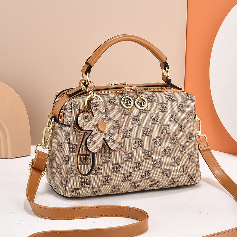 Женские сумки, новинка 2025 года, корейская модная женская маленькая сумка, трендовая универсальная сумка-мессенджер на одно плечо с принтом, трендовая сумка-мессенджер