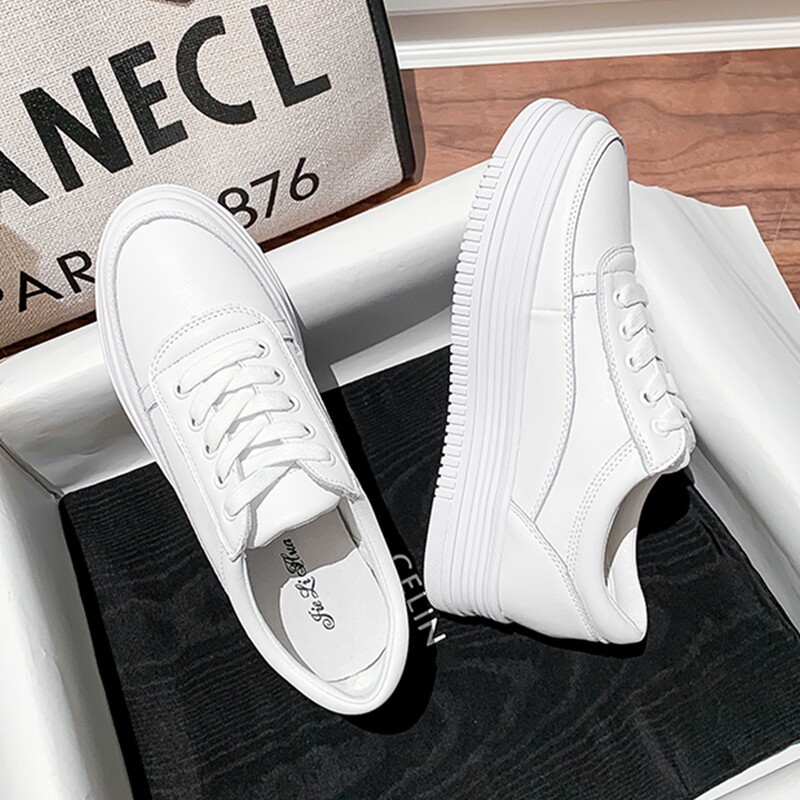 Professional custom high and low foot replenishment of high and long legs single invisible increase complementary left and right foot leather rest female shoes