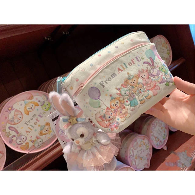 Makeup bag storage bag storage print spring party