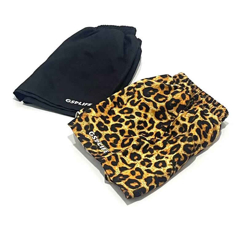Guangshun Gs4Life Lightweight Sports Shorts Leopard Print/Black