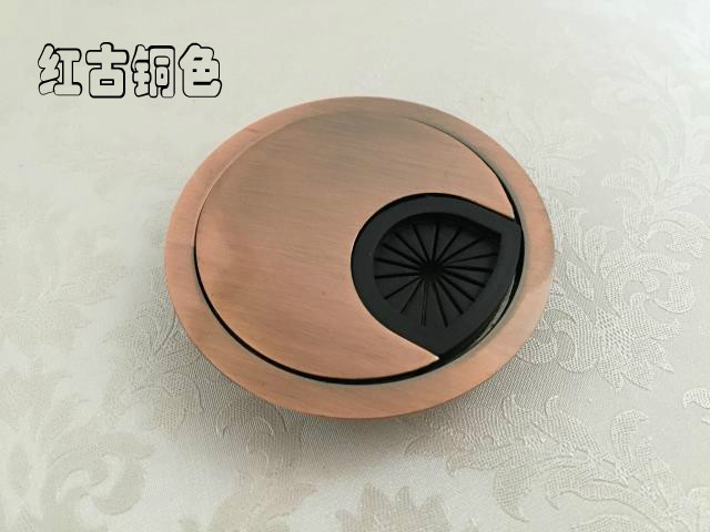Máy tính bảng dây hộp kim loại hộp lỗ lỗ hợp kim dây lỗ máy tính để bàn dây lỗ lỗ dòng 60 - Bàn bàn máy tính khung sắt