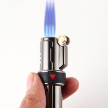 (Liu Yanping)ZB696 Ultra-thin three-stroke large flame cigar lighter Wheel Flint Windproof Lighter