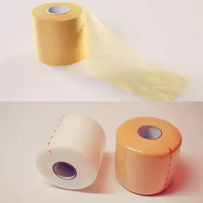Anti-allergic skin membrane bottom layer foam muscle patch substrate sponge football ankle base with bandage