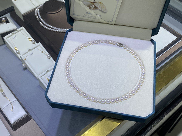 Natural Pearl Necklace Zhuji Specialty