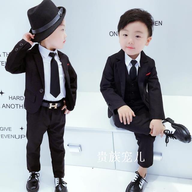 Trẻ em mùa thu váy childrens kẻ sọc phù hợp với phù hợp với áo giáp giáp ba mảnh hoa childrens phù hợp với chiếc váy phù hợp với thủy triều.