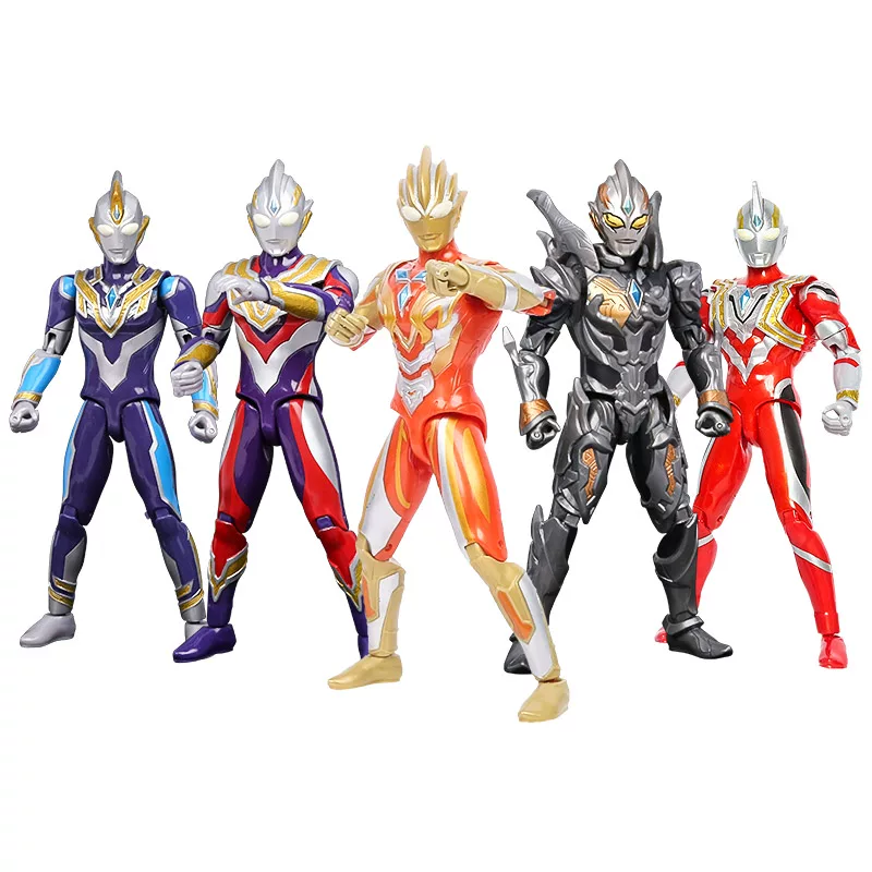Bandai, Ultra, Ultraman Tiga, подвижная мини-фигурка, игрушка