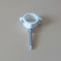  PVC pipe card pipe clamp 20 25 32 40mm National standard thickened fixed PVC PPR pipe wall card hanging clamp hoop hoop