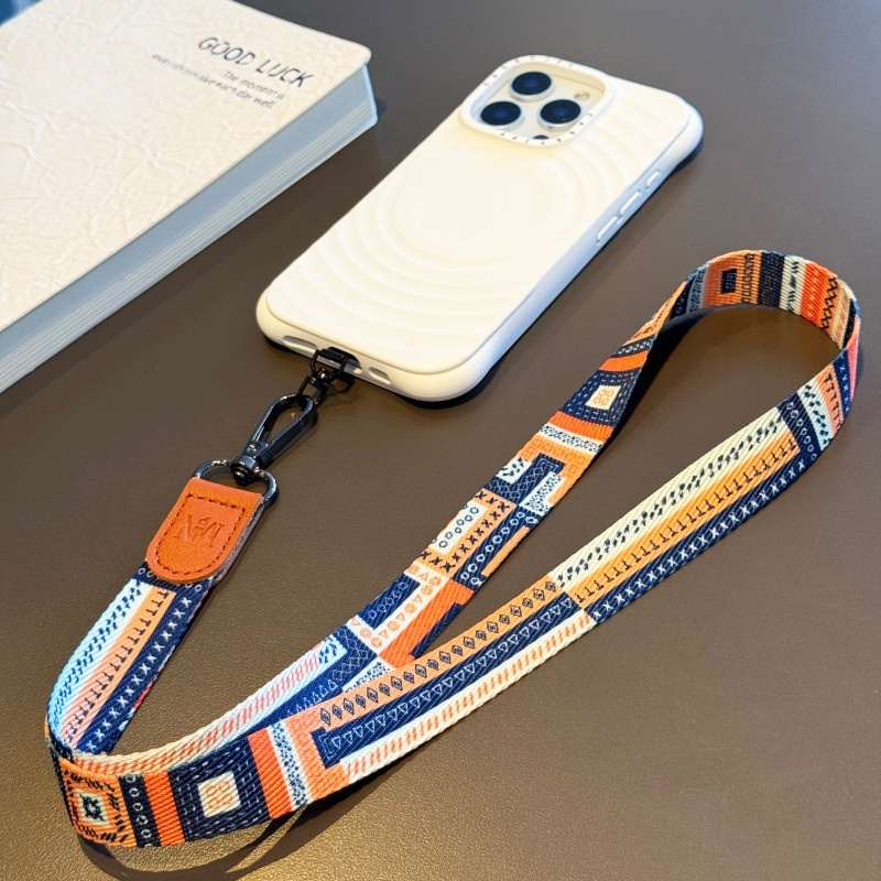 Neck Strap for Phone, Wide Canvas Neck Strap, Wrist Chain, Camera Accessory, Work Id Lanyard, Phone Chain