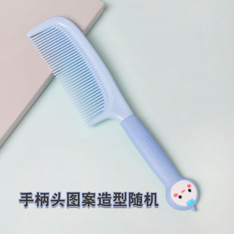 images 9:Cute high-folor comb Ms. special long-haired girl with anti-static plastic straight hair comb