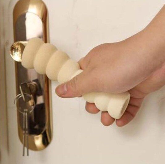 Door handle protective sleeve screw-type door knobs door handle Anti-collision sleeve door handle baby anti-crash