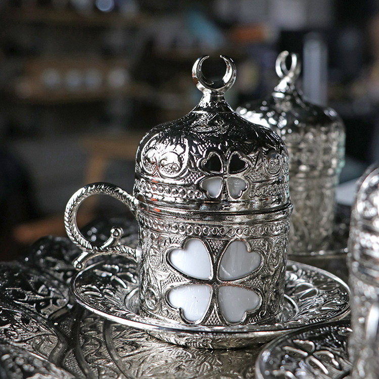 BOONIDO Turkish Coffee Mug Set of 8