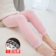 Quần bé gái Nam Cực mùa thu đông cộng với quần legging nhung trẻ em bé trai ấm áp mặc dày ba lớp bên trong mặc quần