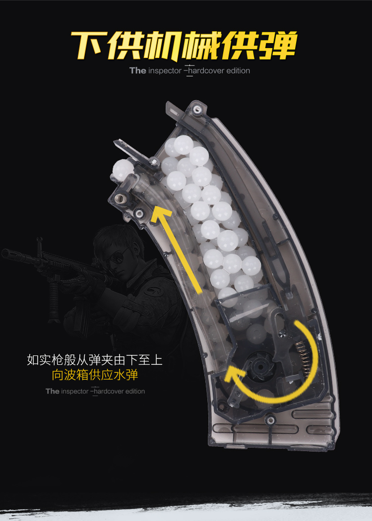Aka ak47 súng nước pha lê ăn thịt gà đồ chơi tấn công trẻ em súng đồ chơi cậu bé đồ chơi tay lấy súng nước đồ chơi cỡ lớn