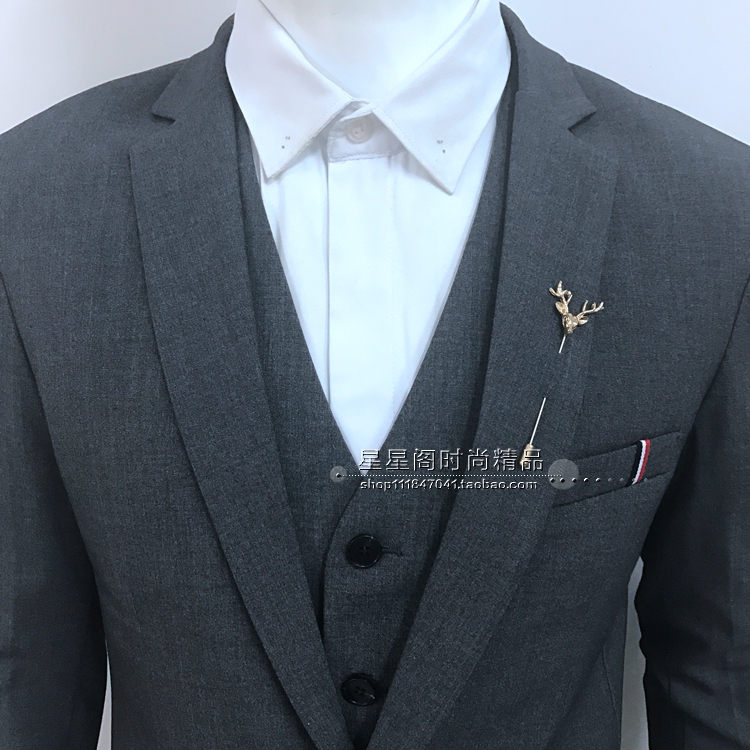 Retro phong cách rắn hươu đầu thỏ trâm phù hợp từ pin lông neo trâm cài pin khăn choàng trâm hoa cài áo