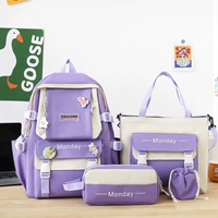 Фиолетовый набор из четырех частей без подвесок ZDX3078#