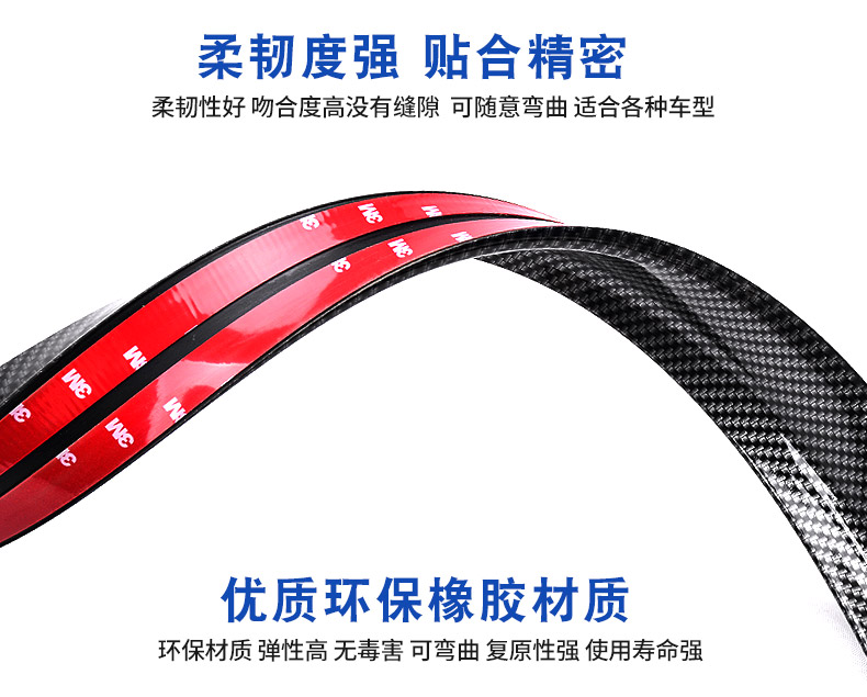 Phụ kiện xe hơi phổ biến sửa đổi đuôi carbon sợi cố định cánh miễn phí trang trí phụ kiện cánh trên đuôi nhỏ - Sopida trên đuôi lướt gió ertiga 2020