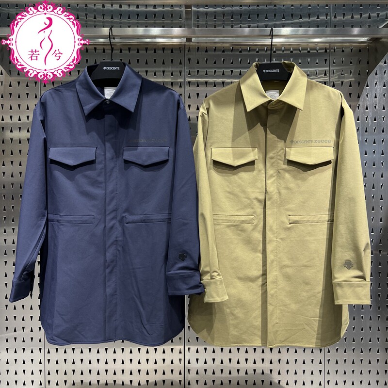 DESCENTE di Sante shirt woman 22 Chun ZUCCA joint woman to collect waist long sleeve shirt D2132XSH10