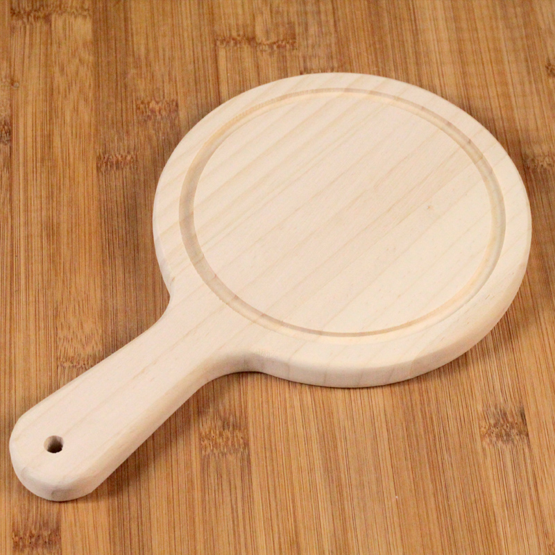 Solid wood pizza Trays Cake dinner plate Home Wooden piszza bread Pine Wood Plate Bread Pan Round Wood