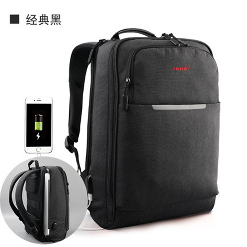 Double Shoulder Bag 15 6 inches Anti theft Business 14 inch Men's large capacity Student Bag Travel bag Watson's computer bag