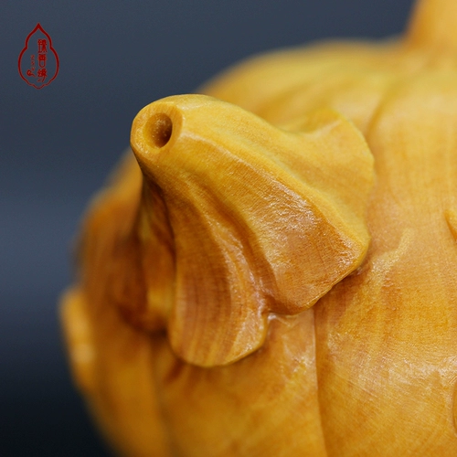 Заварочный чайник из сандалового дерева, резное украшение в руку из грецкого ореха из натурального дерева