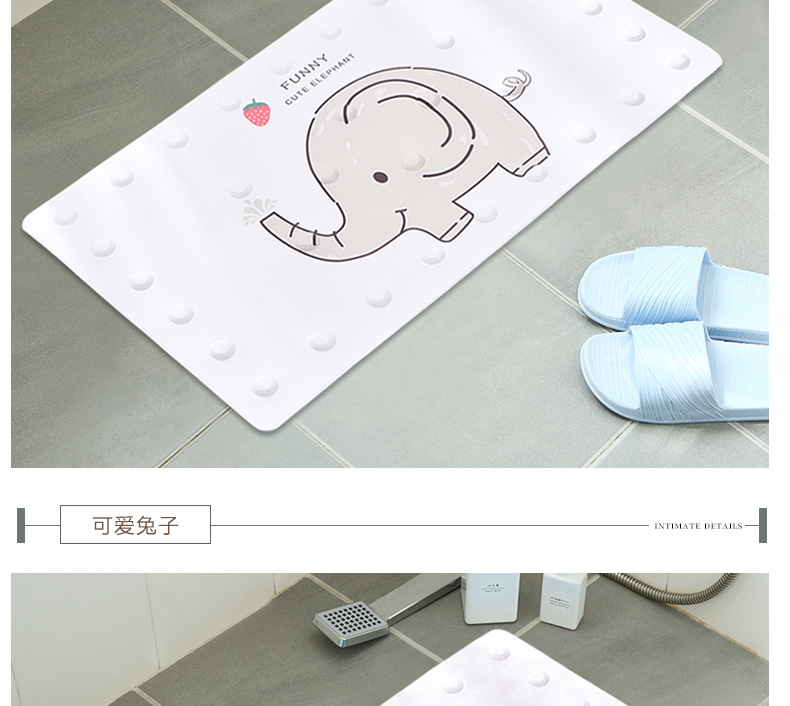Để làm cho tỷ phòng tắm thảm nhà vệ sinh nhà vệ sinh sàn nhà vệ sinh tắm vòi hoa sen với cốc hút - Thảm sàn xốp sàn nhà