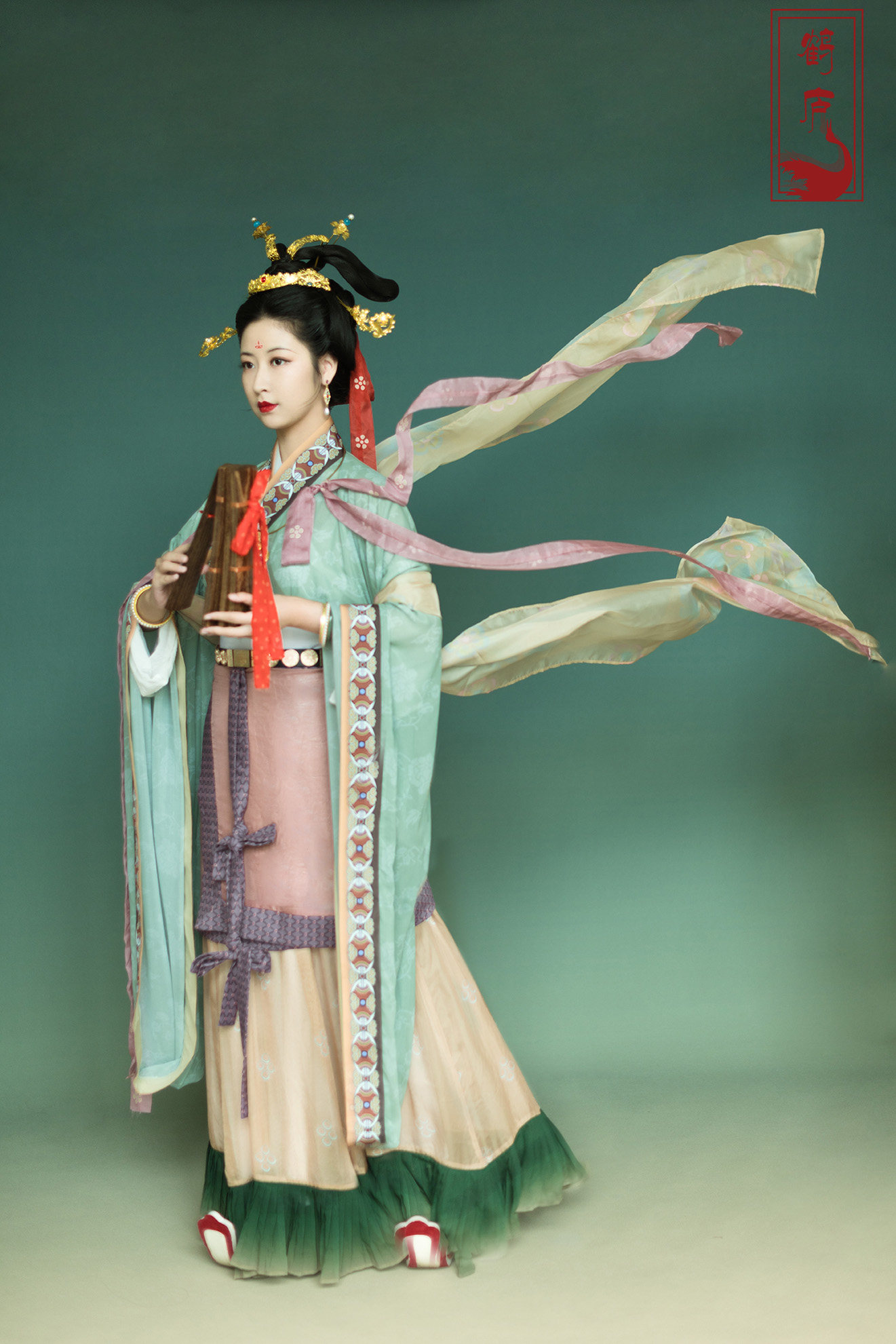 🌸古典美穿越千年,【鹤庐汉服】演绎仙子梦🌟-汉服半身裙-淘宝好物网