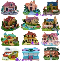 Absorbent stone rockery ornaments bonsai fish tank decoration fleshy flower pot Hotel accessories Building European-style Chinese villa room