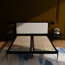 Nordic iron bed ins Wind double single bed light luxury thickened reinforced iron bed 1 8 meters 1 5 meters princess bed