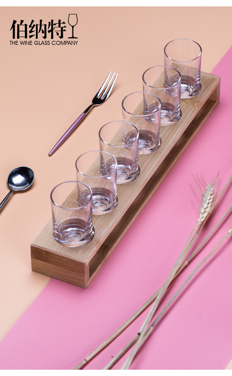 Ликер Cup 手工制作家用水晶玻璃白酒杯套装shot子弹杯一两小酒杯一口烈酒杯 Bernat