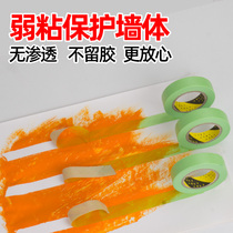 Decoration spray paint masking weak viscosity washi tape incognito does not hurt the wall art paint Latex paint with low viscosity color separation paper