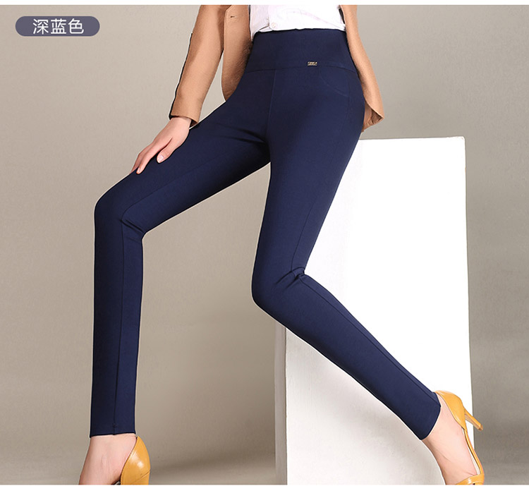 Quần legging cạp cao Quần thun nữ co giãn 9 kg 200 kg mỡ chân cỡ lớn cộng với nhung dày mùa thu đông quần legging đùi