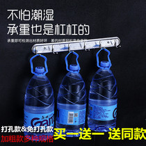 Hook strong viscose wall hanging wall kitchen punch-free clothes toilet rack a row of towels bathroom stainless steel