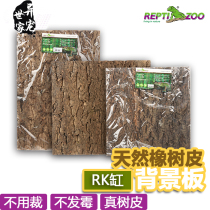 RZ natural like bark background board REPTIZOO AK series reptile box special background board ecological landscaping