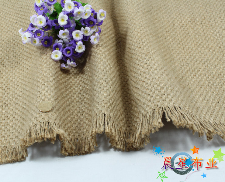 Vải bố, cây gai dầu, vải lanh, DIY, vải thủ công, thảm trải sàn, vải nền, vải túi, vải duy nhất - Vải vải tự làm vải dạ tweed