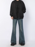 Мама, Mgjm Baba Family Cleanfit Snowfield Micro -Mao Mao Bian Jeans Летние свободные брюки, мужчины и женщины, мужчины и женщины