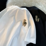 Модная бархатная футболка с коротким рукавом для отдыха, Гонконг