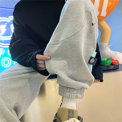 Демисезонные цветные спортивные трендовые штаны для отдыха, оверсайз