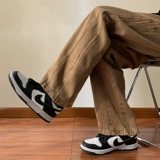 Летние джинсы, штаны для отдыха, свободный прямой крой, в американском стиле