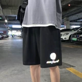 Летние шорты для отдыха, светоотражающие трендовые тонкие штаны, свободный прямой крой