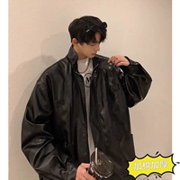 Черное хлопковое пальто