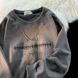 Демисезонная универсальная куртка для отдыха, круглый воротник, оверсайз, в американском стиле