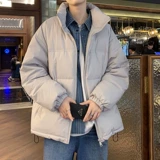 Мужской зимний удерживающий тепло пуховик, ретро куртка с пухом, в американском стиле, оверсайз, увеличенная толщина
