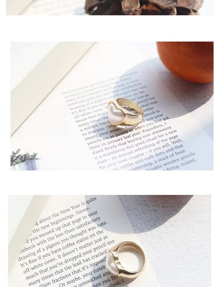 5052 Thanh Đảo Eraser Trang sức INS Wind Love Shape Cute Girl Heart Red Man Nhẫn dễ thương nhan vang