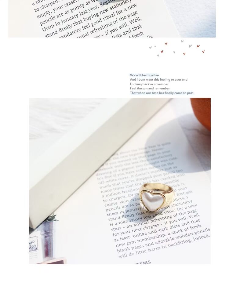 5052 Thanh Đảo Eraser Trang sức INS Wind Love Shape Cute Girl Heart Red Man Nhẫn dễ thương nhan vang