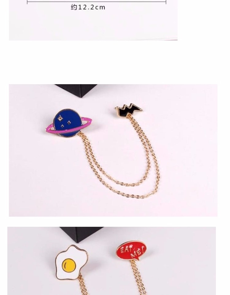 5491 Trang sức Eraser Ngôi sao Nhật Bản Omelette Fuji Mountain Corsage Badge Cổ áo Pin Trâm huy hiệu cài áo