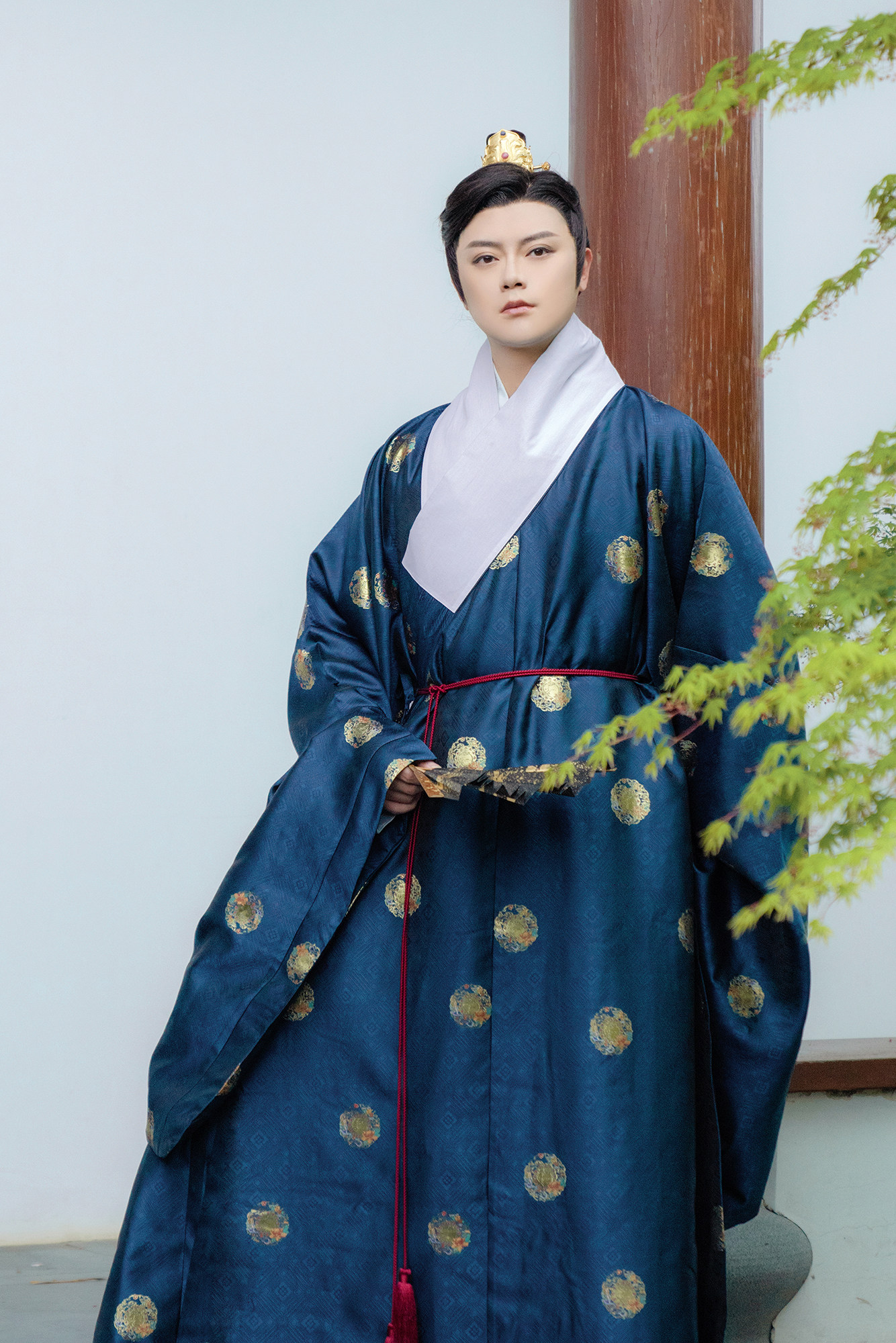 китайский костюм 天汉骄阳 道袍 明制汉服男女款彷妆花织金锦挂里传统民族服装 Sun